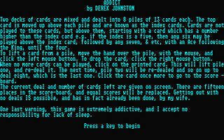 Card Addict atari screenshot